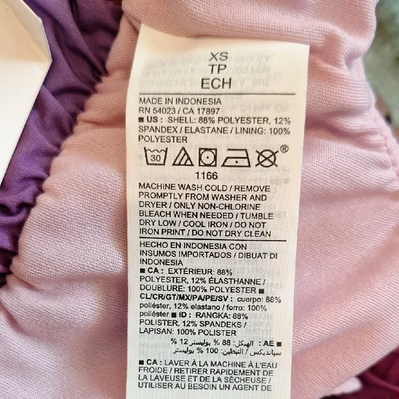 Old Navy Pink and Orange Athletic Shorts with Elastic Waistband. NWT Size XS - Picture 7 of 8